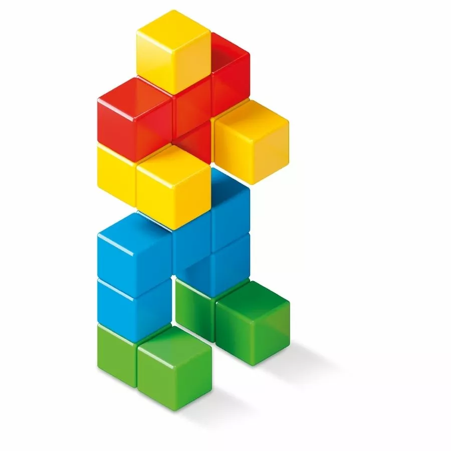 Geomag - Magicubes Preschool Green Recycled Plastics 64 Piece Set 7 Geomag - Magicubes Preschool Green Recycled Plastics 64 Piece Set - Image 5