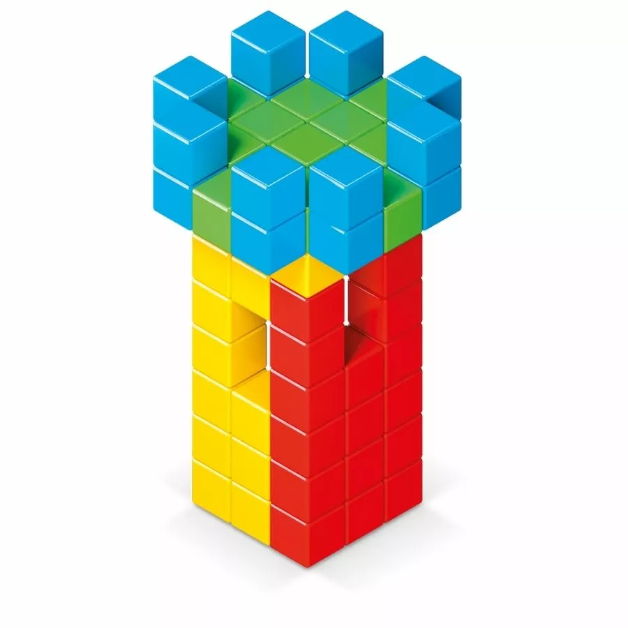 Geomag - Magicubes Preschool Green Recycled Plastics 64 Piece Set 8 Geomag - Magicubes Preschool Green Recycled Plastics 64 Piece Set - Image 6