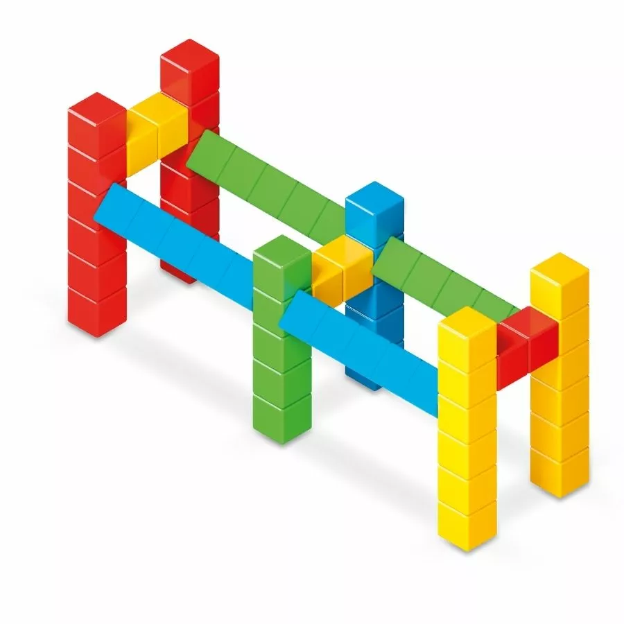 Geomag - Magicubes Preschool Green Recycled Plastics 64 Piece Set 4 Geomag - Magicubes Preschool Green Recycled Plastics 64 Piece Set - Image 2