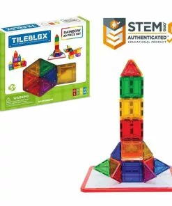 Magformers Tileblox - Rainbow 30 Piece Set (Only 1 Left In Stock)