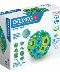 Geomag - Masterbox Recycled Plastic Panels Cold Colours 388 Pieces