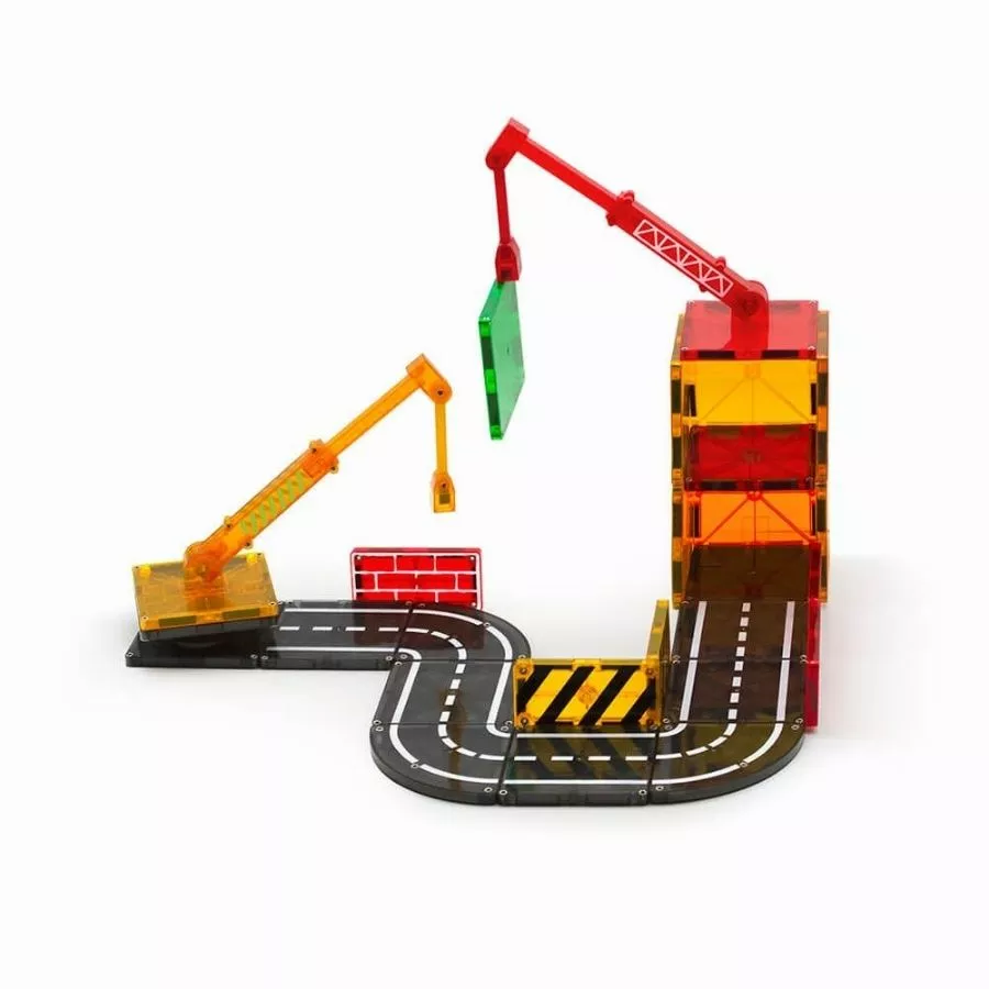 Magna-Tiles: Builder Clear Colours 32 Pieces Magnetic Tiles 6 Magna-Tiles: Builder Clear Colours 32 Pieces Magnetic Tiles - Image 4