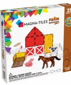 Magna-Tiles - Farm Animals 25-Piece Set Magnetic Tiles