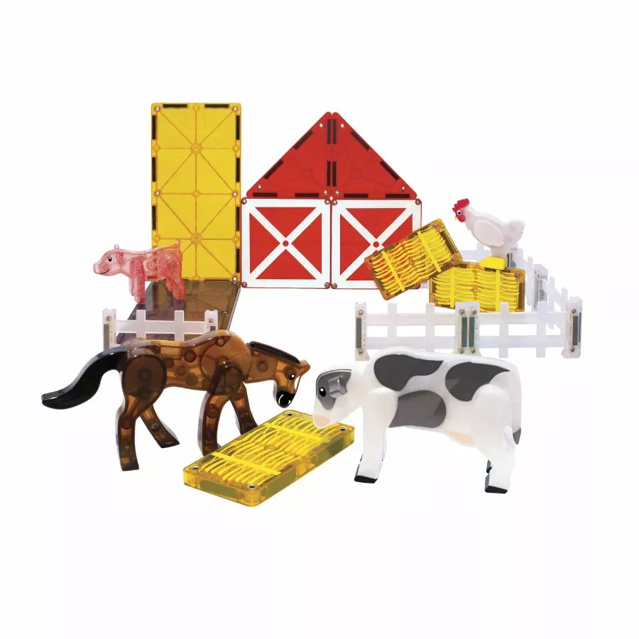 Magna-Tiles - Farm Animals 25-Piece Set Magnetic Tiles 5 Magna-Tiles - Farm Animals 25-Piece Set Magnetic Tiles - Image 3