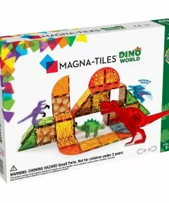Magna-Tiles - Dino World 40 Piece Set Magnetic Tiles