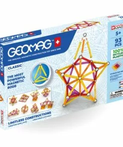Geomag - Green Recycled Plastic Classic Colours 93 Pieces