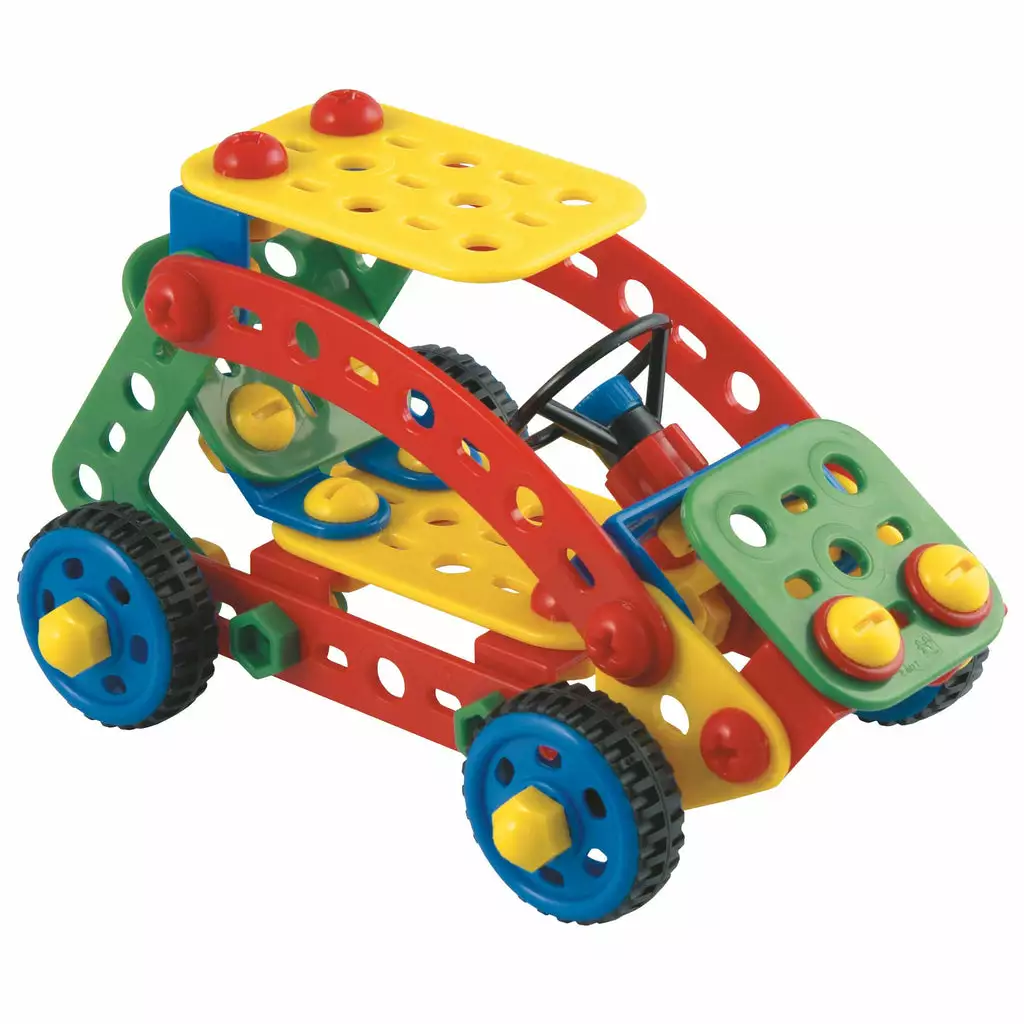 Quercetti - Tecno Toolbox Set Of 128 4 Quercetti - Tecno Toolbox Set Of 128 - Image 2