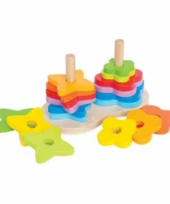 Hape - Double Rainbow Stacker