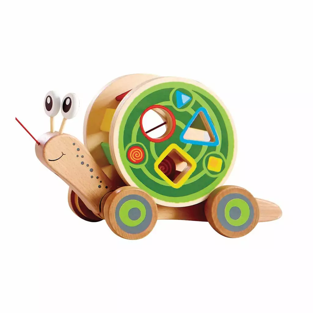 Hape - Snail Pull And Play Sorter 3 Hape - Snail Pull And Play Sorter