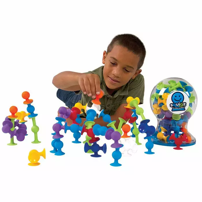 Fat Brain Toy Co Fat Brain Toys Co - Deluxe Squigz 50 Pieces 3 Fat Brain Toy Co Fat Brain Toys Co - Deluxe Squigz 50 Pieces