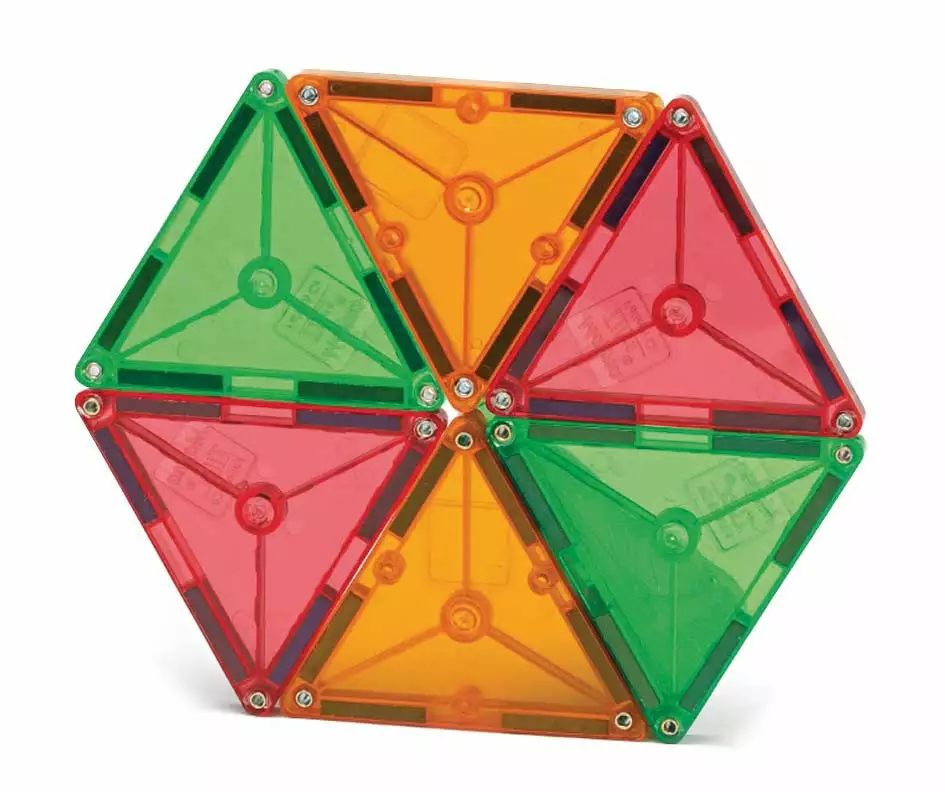 Magna-Tiles Magna Tiles Clear Colours 32 Piece 5 Magna-Tiles Magna Tiles Clear Colours 32 Piece - Image 3