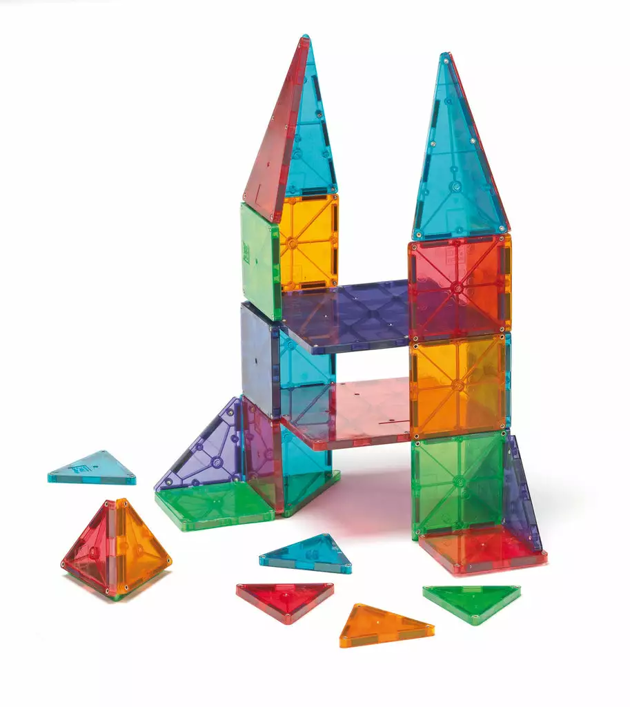 Magna-Tiles Magna Tiles Clear Colours 32 Piece 3 Magna-Tiles Magna Tiles Clear Colours 32 Piece