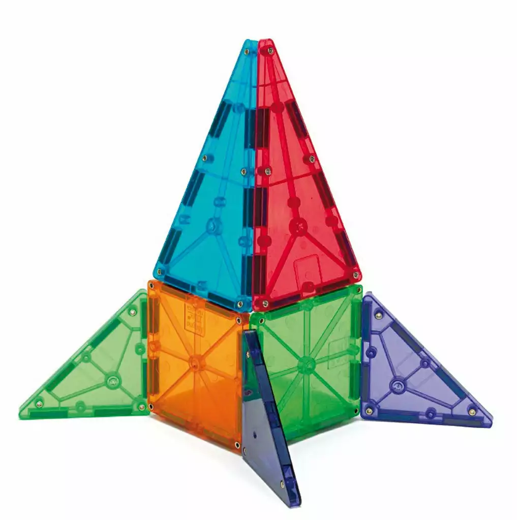 Magna-Tiles Magna Tiles Clear Colours 32 Piece 4 Magna-Tiles Magna Tiles Clear Colours 32 Piece - Image 2