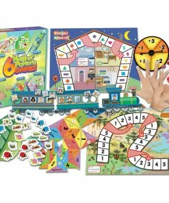 Junior Learning - Number Pattern Games, Set Of 6