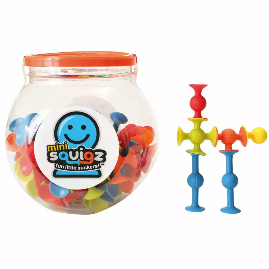 Fat Brain Toy Co Fat Brain Toys Co - Mini Squigz 3 Fat Brain Toy Co Fat Brain Toys Co - Mini Squigz
