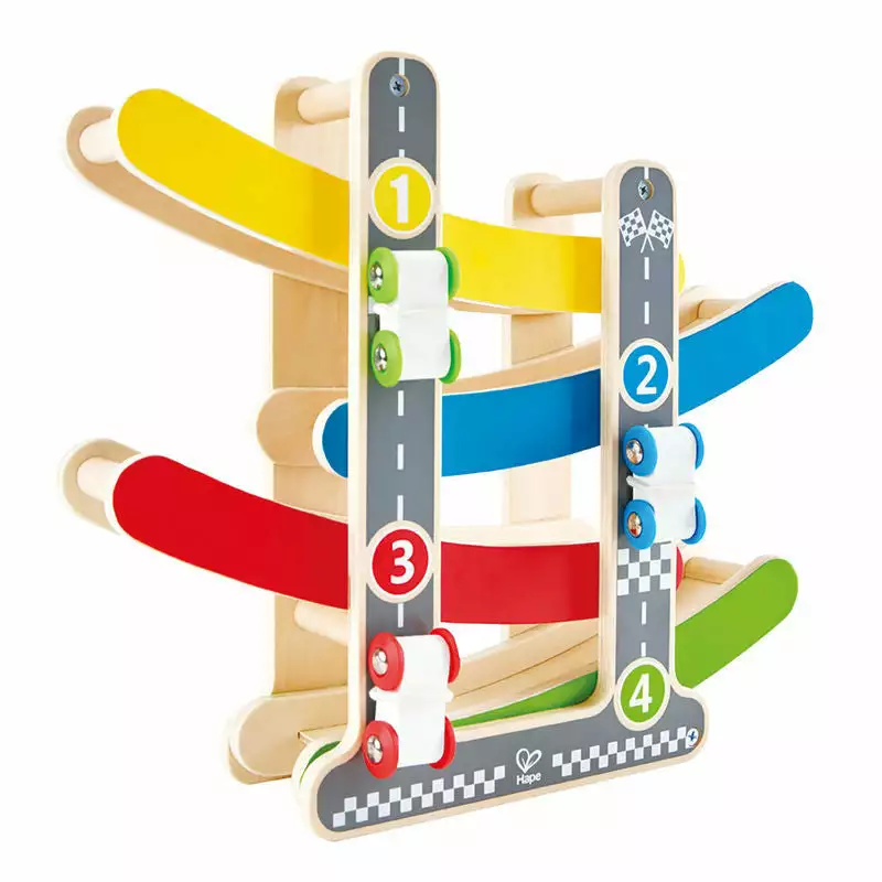 Hape - Fast Flip Wooden Racetrack 3 Hape - Fast Flip Wooden Racetrack