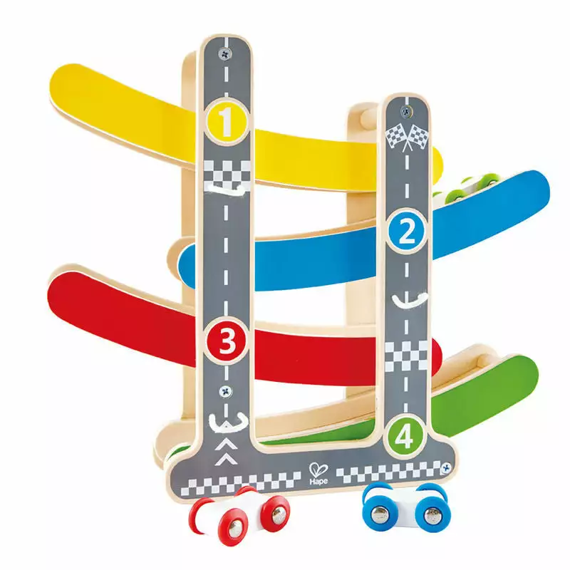 Hape - Fast Flip Wooden Racetrack 6 Hape - Fast Flip Wooden Racetrack - Image 4