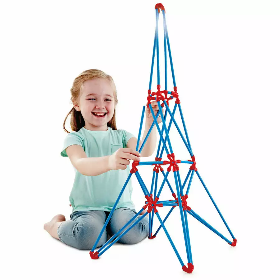 Hape - Flexistix Eiffel Tower, STEM Building Set (62 Pieces) 4 Hape - Flexistix Eiffel Tower, STEM Building Set (62 Pieces) - Image 2