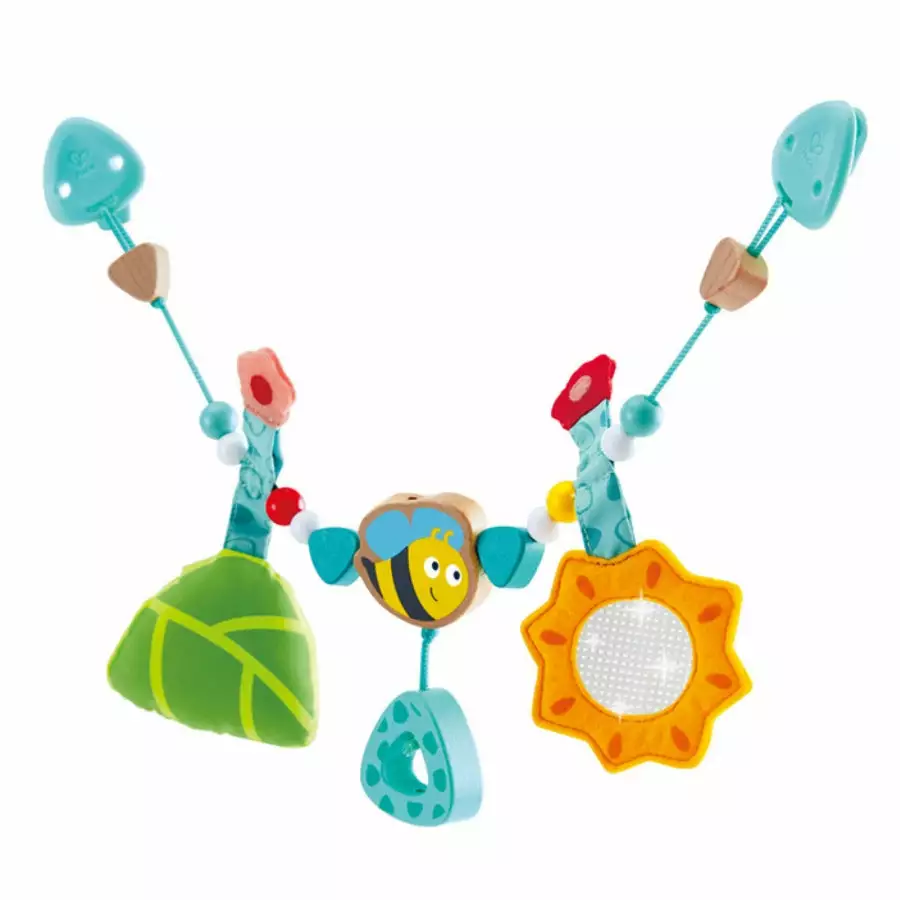 Hape Toys Hape - Bumblebee Pram Chain 4 Hape Toys Hape - Bumblebee Pram Chain - Image 2