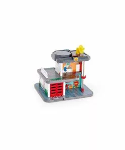Hape - Emergency Services HQ 2 In 1 Police And Fire Station Play Set 7 Hape - Emergency Services HQ 2 In 1 Police And Fire Station Play Set -Educational Toys Shop 518722 Hape Emergency Service HQ Train Set 01 1024x1024