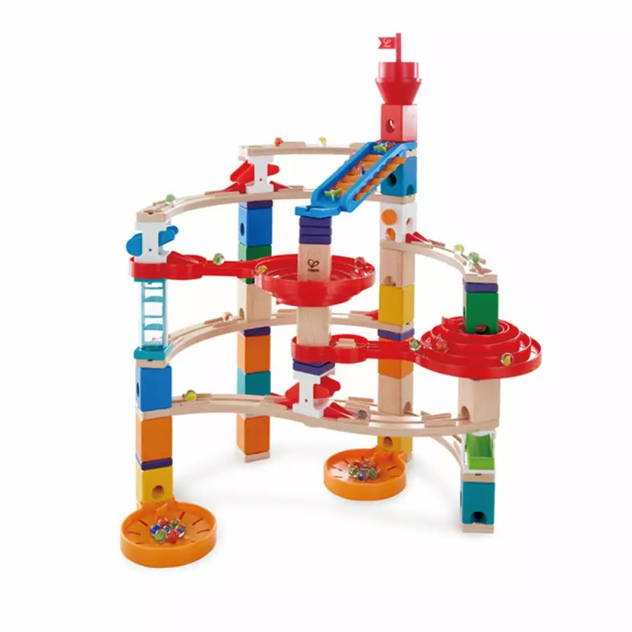 Hape Toys Hape - Quadrilla Super Spiral Marble Run 5 Hape Toys Hape - Quadrilla Super Spiral Marble Run - Image 3