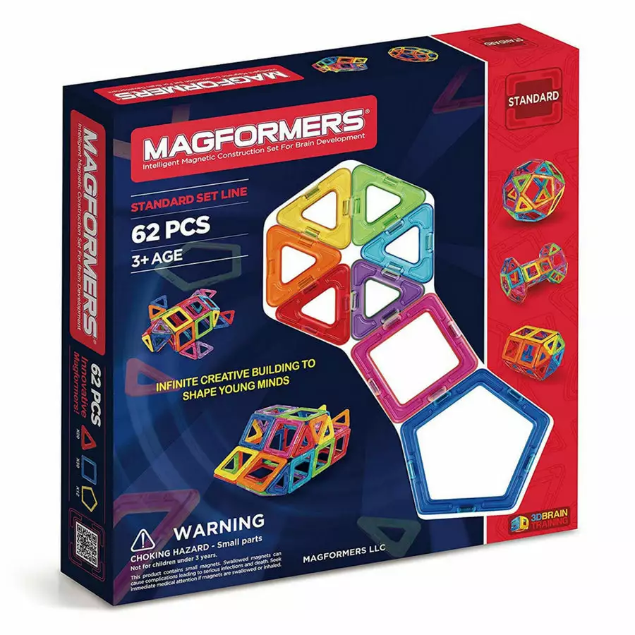 Magformers - Basic Set 62 Piece Set 3 Magformers - Basic Set 62 Piece Set
