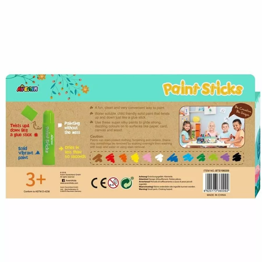 Avenir - Paint Sticks 12 Colours 4 Avenir - Paint Sticks 12 Colours - Image 2