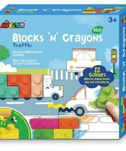 Avenir - Blocks N Crayons Traffic Art Set