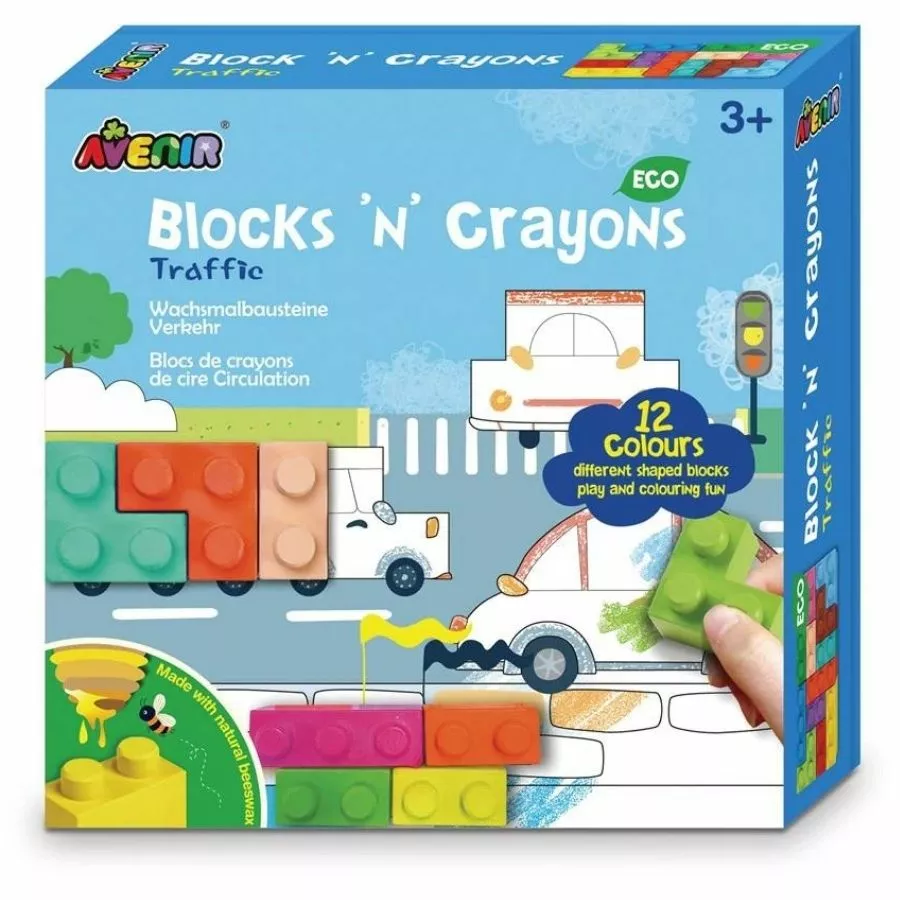 Avenir - Blocks N Crayons Traffic Art Set 3 Avenir - Blocks N Crayons Traffic Art Set
