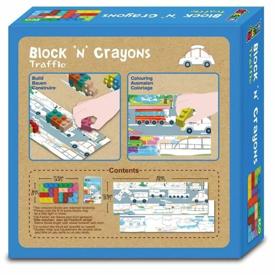 Avenir - Blocks N Crayons Traffic Art Set 4 Avenir - Blocks N Crayons Traffic Art Set - Image 2