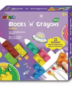 Avenir - Blocks N Crayons Space Art Set