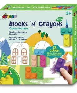 Avenir - Blocks N Crayons Construction Art Set