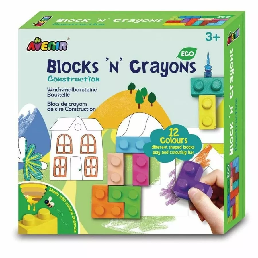Avenir - Blocks N Crayons Construction Art Set 3 Avenir - Blocks N Crayons Construction Art Set