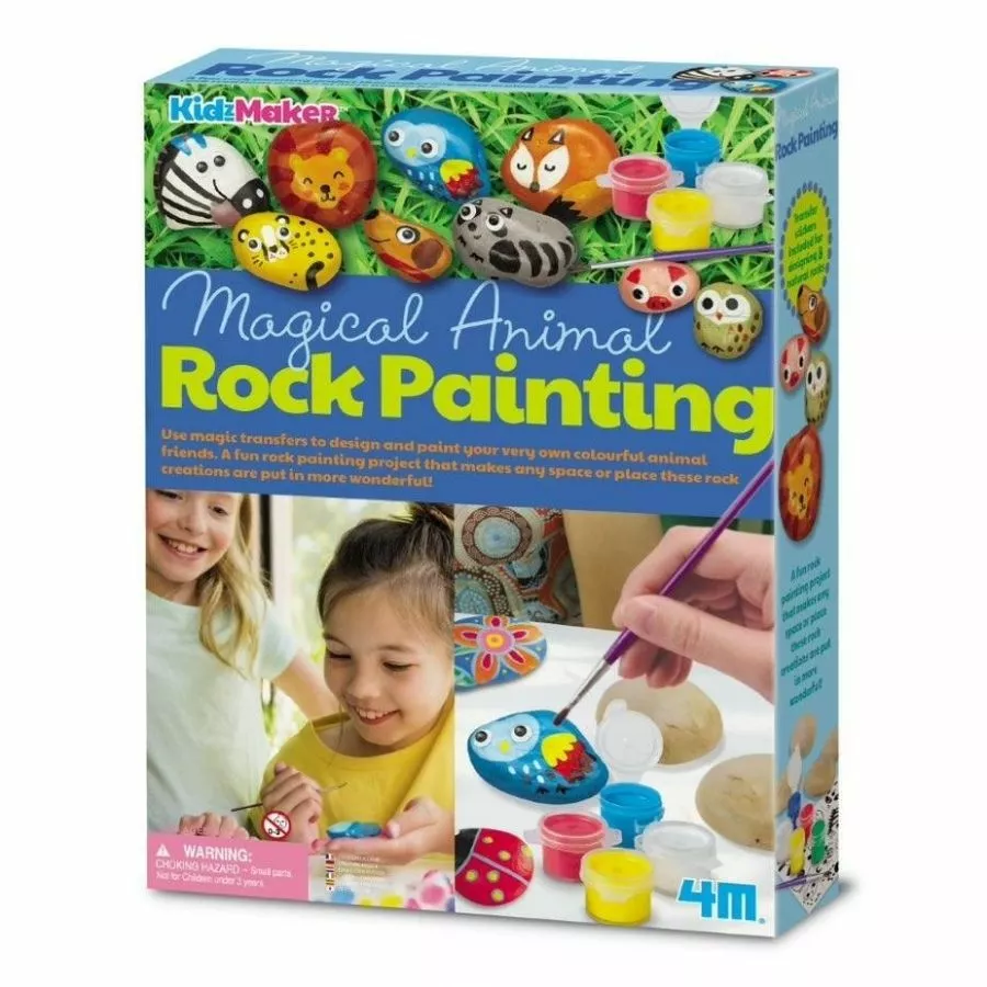 4M - KidzMaker Magical Animal Rock Painting 3 4M - KidzMaker Magical Animal Rock Painting