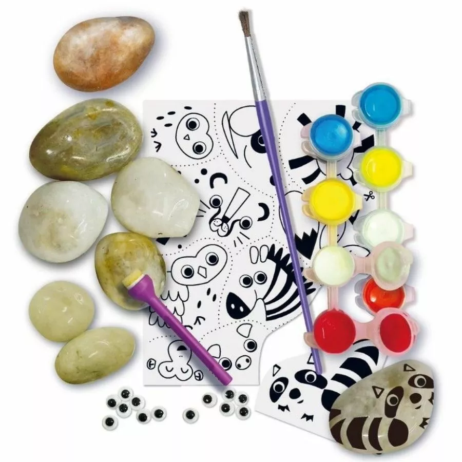 4M - KidzMaker Magical Animal Rock Painting 4 4M - KidzMaker Magical Animal Rock Painting - Image 2