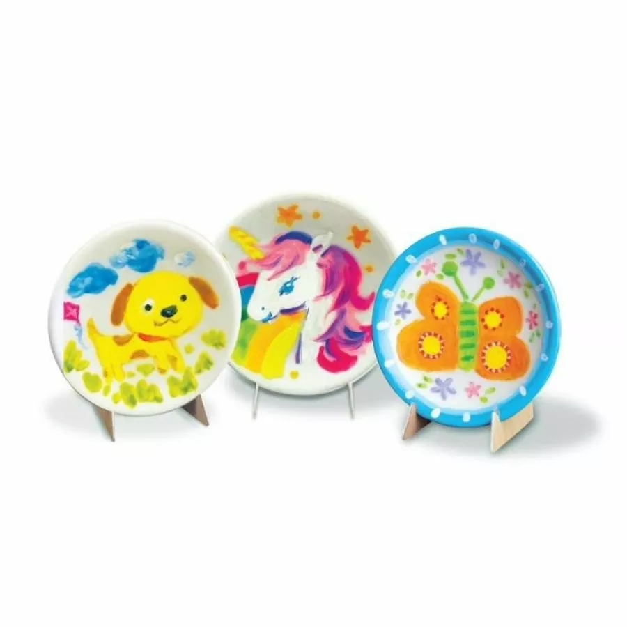4M - Little Craft: Mini Plates Paining Kit 4 4M - Little Craft: Mini Plates Paining Kit - Image 2