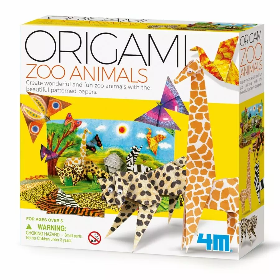 4M - Origami Zoo Animals Kit 3 4M - Origami Zoo Animals Kit
