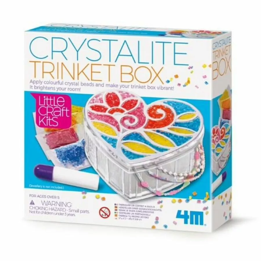 4M - Little Craft Kit: Crystalite Trinket Box 3 4M - Little Craft Kit: Crystalite Trinket Box