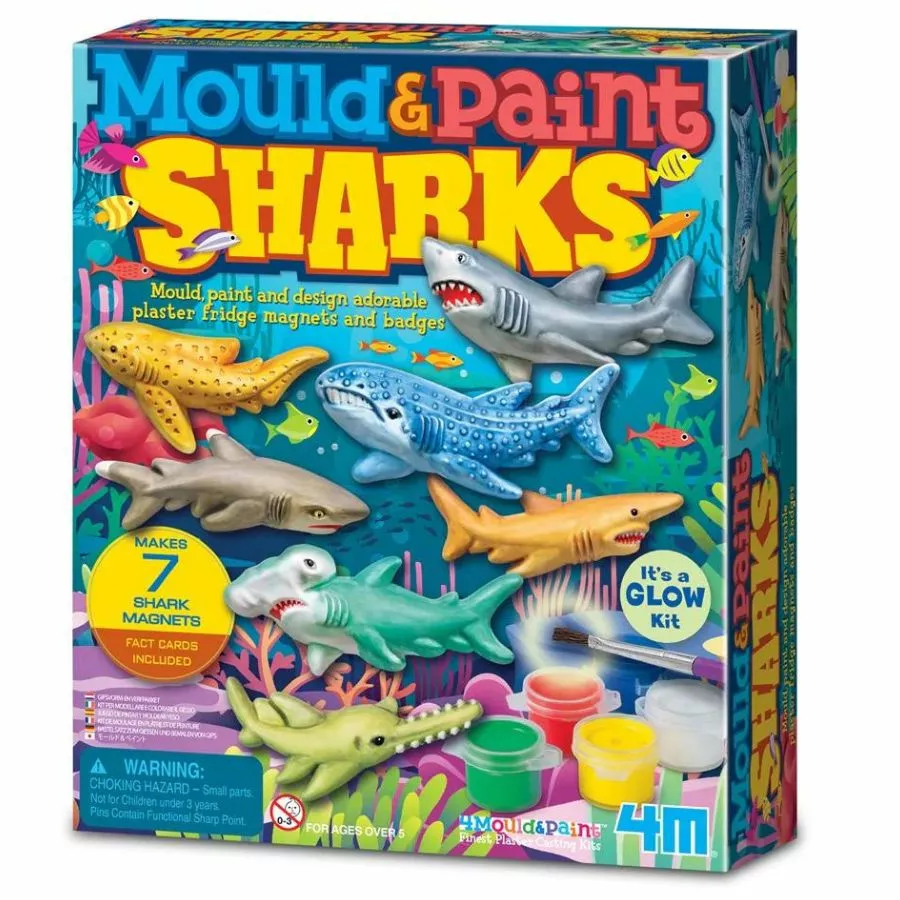 4M - Mould And Paint: Sharks 3 4M - Mould And Paint: Sharks