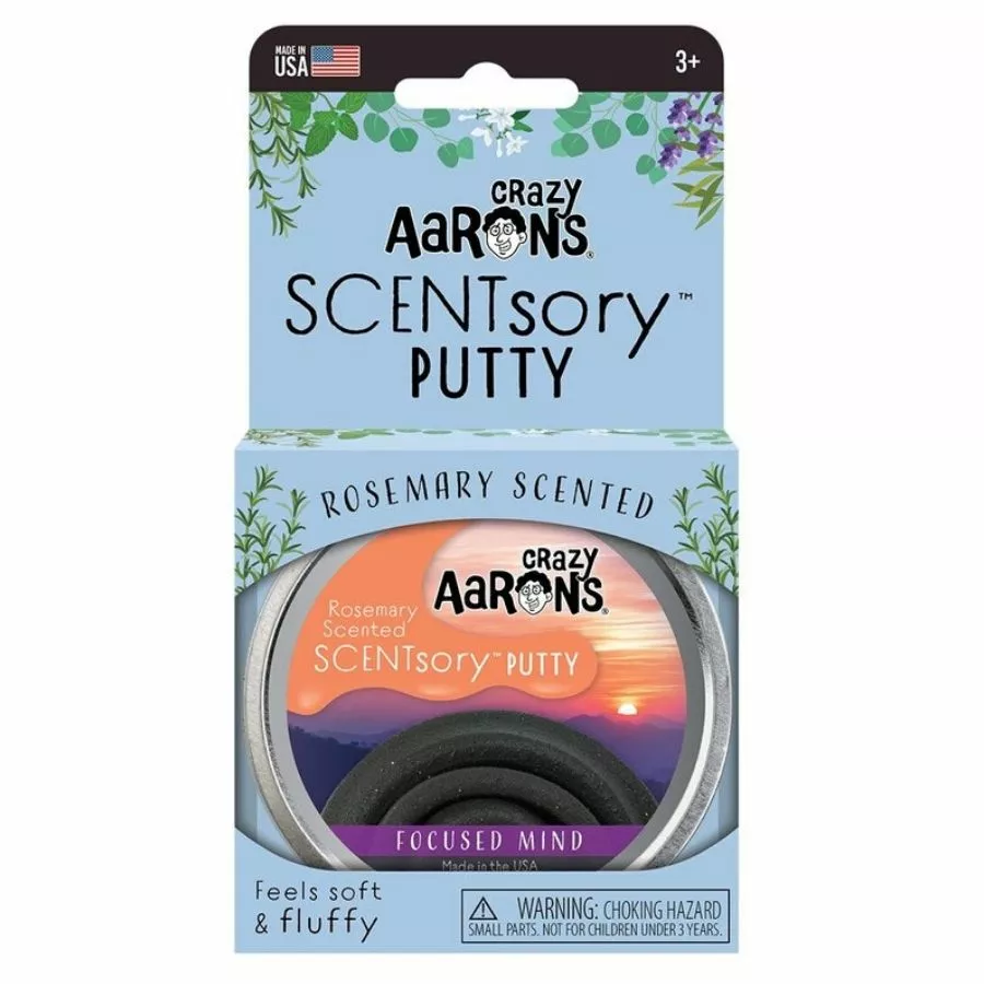 Crazy Aarons Thinking Putty Crazy Aaron's Thinking Putty - SCENTsory Mindfulness Focused Mind Rosemary Scented 2.75" Tin 3 Crazy Aarons Thinking Putty Crazy Aaron's Thinking Putty - SCENTsory Mindfulness Focused Mind Rosemary Scented 2.75" Tin