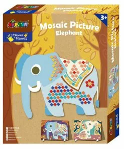 Avenir - Mosaic Picture: Elephant