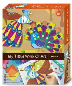 Avenir - Tissue Art Peacock