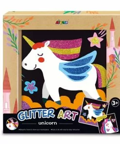 Avenir - Glitter Art Unicorn Craft Set