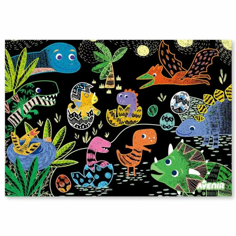 Avenir - Scratch Art: Dinosaurs 5 Avenir - Scratch Art: Dinosaurs - Image 3