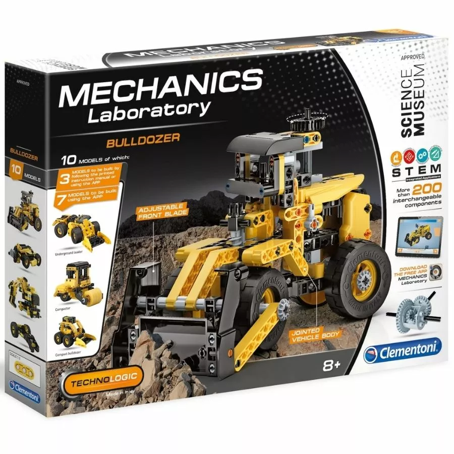 Clementoni - Mechanics Laboratory: Bulldozer Construction Kit 3 Clementoni - Mechanics Laboratory: Bulldozer Construction Kit