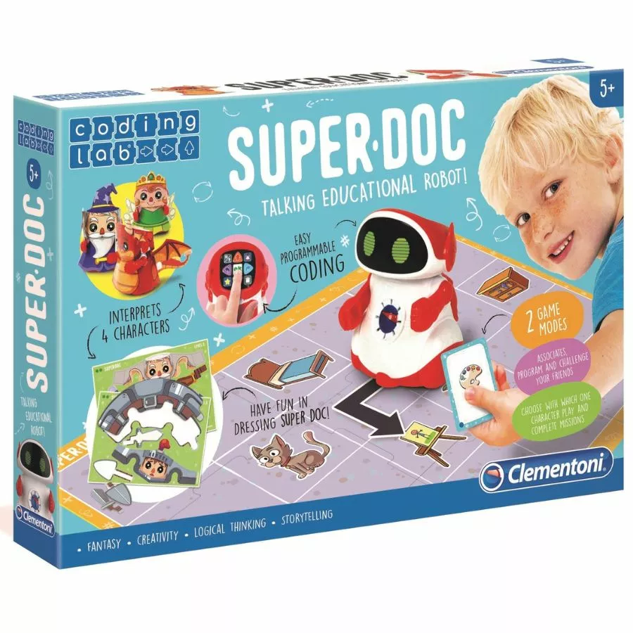 Clementoni - Coding Lab: Super Doc Talking Educational Robot 3 Clementoni - Coding Lab: Super Doc Talking Educational Robot