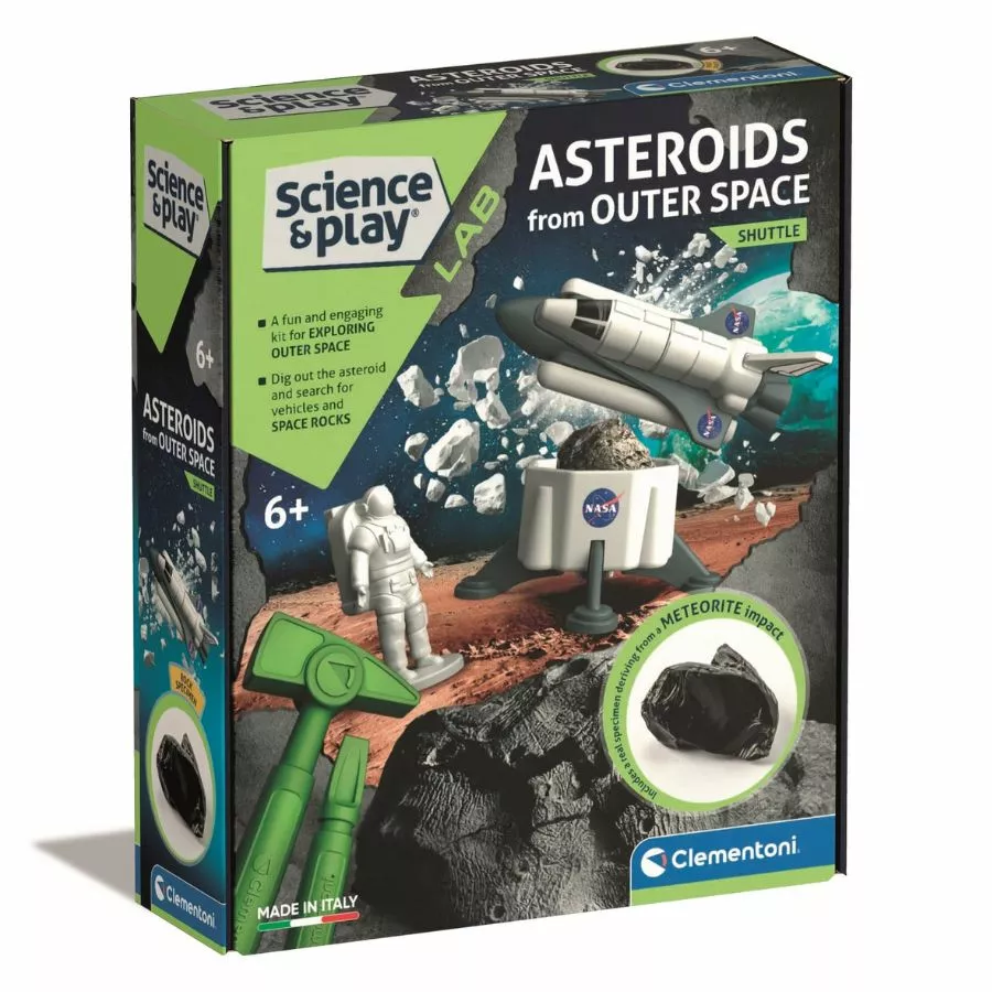 Clementoni - Science And Play Lab Asteroids From Outer Space Shuttle Building Kit 3 Clementoni - Science And Play Lab Asteroids From Outer Space Shuttle Building Kit