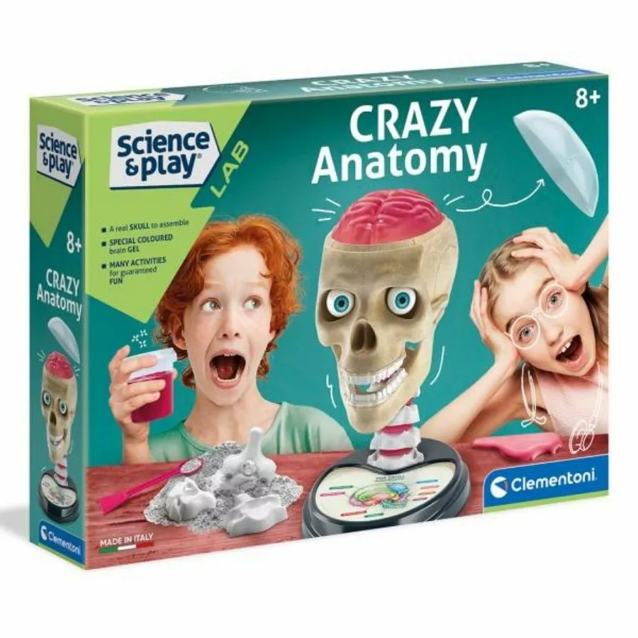 Clementoni - Science And Play: Crazy Anatomy Laboratory Science Kit 3 Clementoni - Science And Play: Crazy Anatomy Laboratory Science Kit
