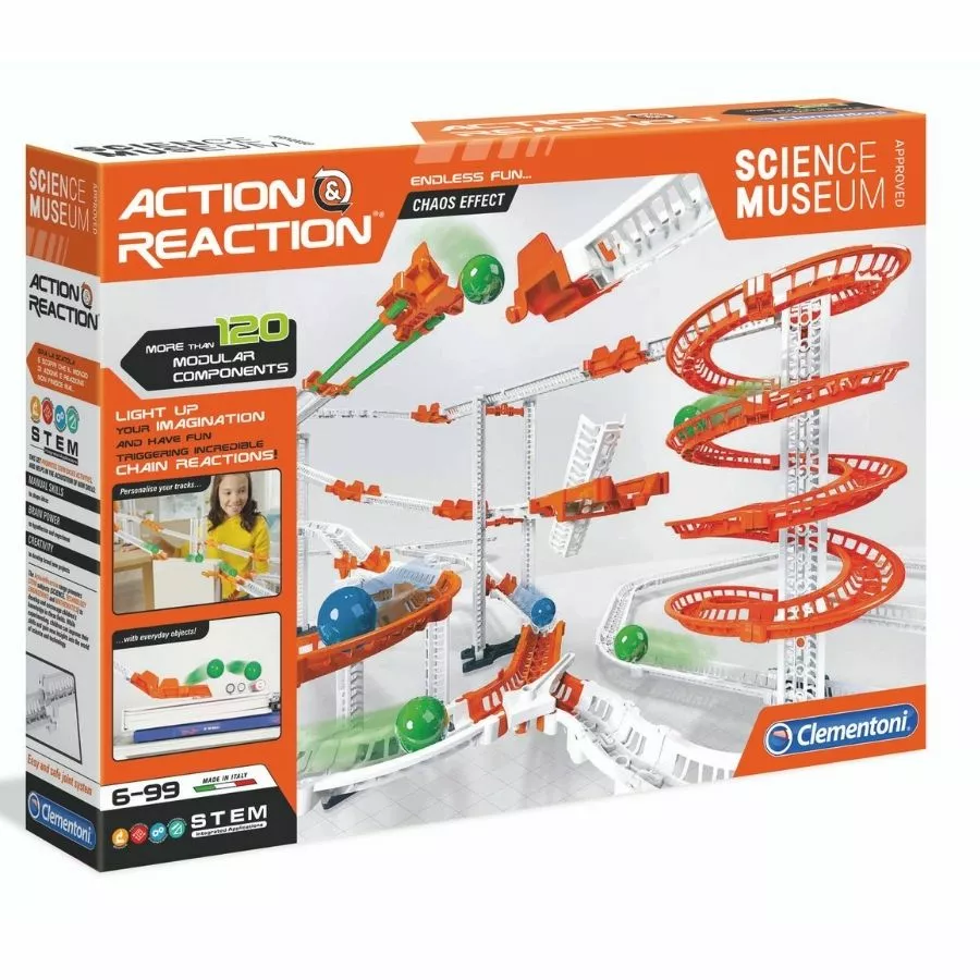 Clementoni - Action And Reaction: Chaos Effect Marble Run 3 Clementoni - Action And Reaction: Chaos Effect Marble Run
