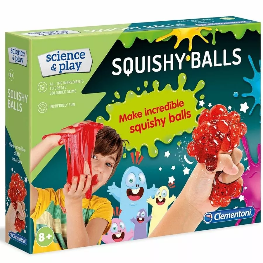 Clementoni - Science And Play: Squishy Balls Science Kit For Kids 3 Clementoni - Science And Play: Squishy Balls Science Kit For Kids